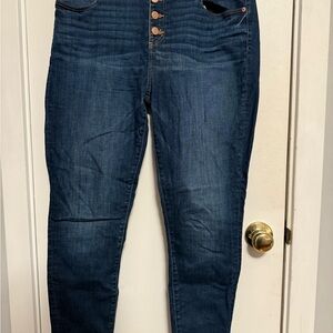 Women'sLoft Modern Skinny‎  Blue Jeans